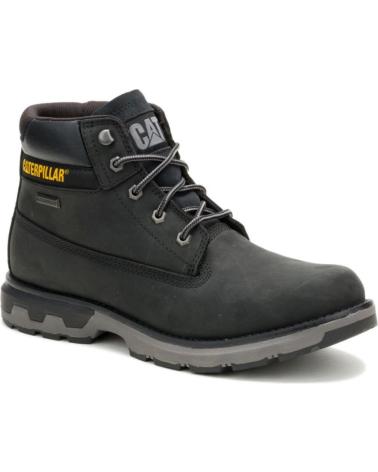 CATERPILLAR PURSUE WP - BOTTES EN CUIR IMPERMÉABLES NOIRES NEGRO