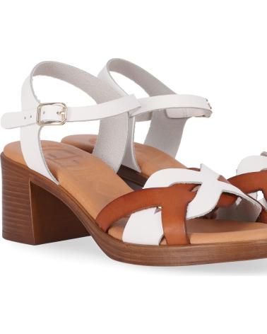 SANDALIAS DE TACÓN CHIKA10 GÓTICA 11 EN BLANCO Y MARRÓN MULTI-BLANCO-WHITE