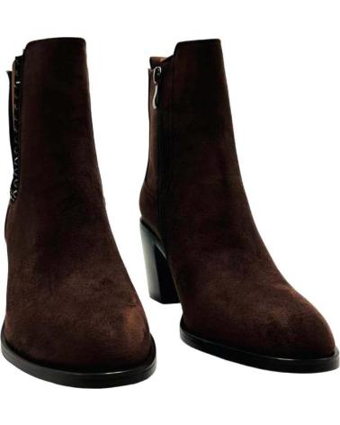 AZAREY BOTINES CON ELÁSTICOS Y PEDRERÍA MODELO 40462K067 NEGRO
