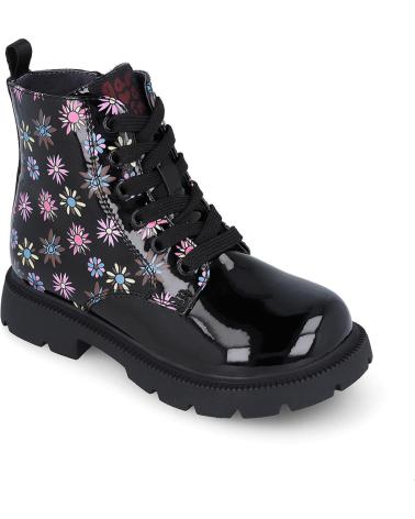 GARVALIN BOTAS PARA NINA 251561 ESTAMPADO CHAROL NEGROA054