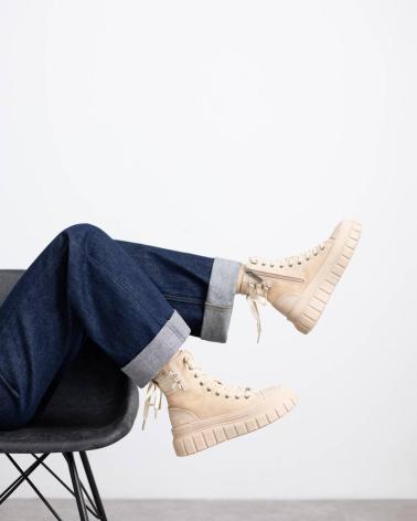 REFRESH 173077 BEIGE FREIZEITSTIEFEL BEIGE