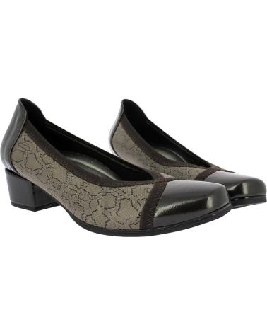 D`CUTILLAS DOCTOR CUTILLAS 81763 - BALLERINES À PETIT TALON IMPRIMÉ ANTHRACITE ANTRACITA
