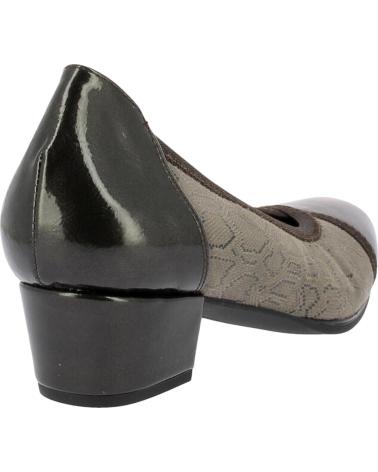 D`CUTILLAS DOCTOR CUTILLAS 81763 - BALLERINES À PETIT TALON IMPRIMÉ ANTHRACITE ANTRACITA