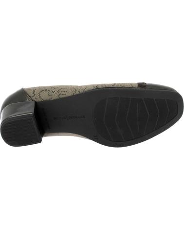 D`CUTILLAS DOCTOR CUTILLAS 81763 - BALLERINES À PETIT TALON IMPRIMÉ ANTHRACITE ANTRACITA
