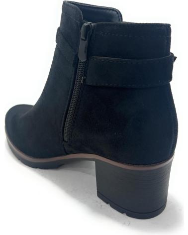 CHIC VISION BOTIN MUJER ANTELINA TACON CREMALLERA DE NEGRO
