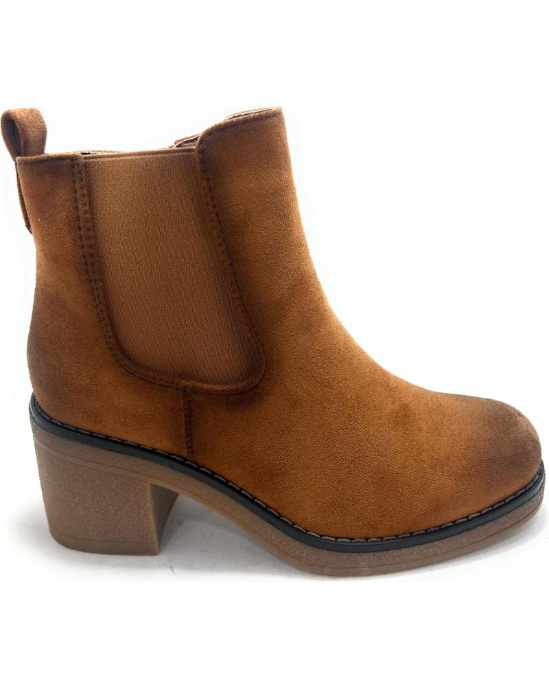 CHIC VISION BOTIN MUJER TACON ANTELINA ELASTICOS MARRóN