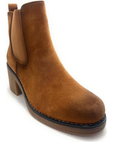 CHIC VISION BOTIN MUJER TACON ANTELINA ELASTICOS MARRóN