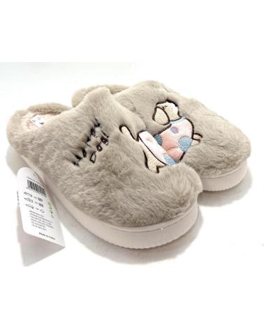 JOMIX ZAPATILLAS CASA MUJER RELAX PERRITO SALC MARRóN