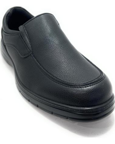 MOCASÍN LEONAL ELÁSTICOS COMFORT RELAX NEGRO NEGRO