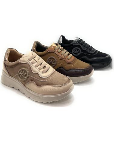 HUALUN ZAPATOS CASUAL ELASTICO CONFORT NEGRO