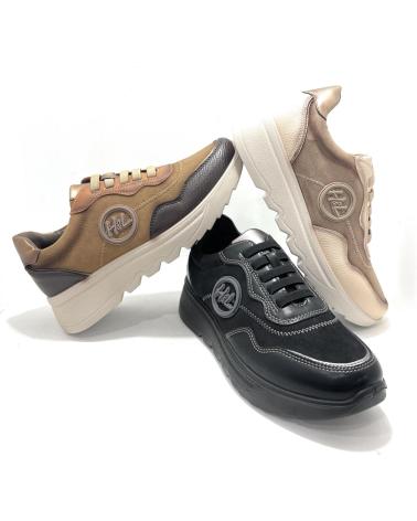 HUALUN ZAPATOS CASUAL ELASTICO CONFORT NEGRO