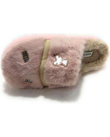 JOMIX ZAPATILLAS CASA MUJER RELAX DETALLES ROSA