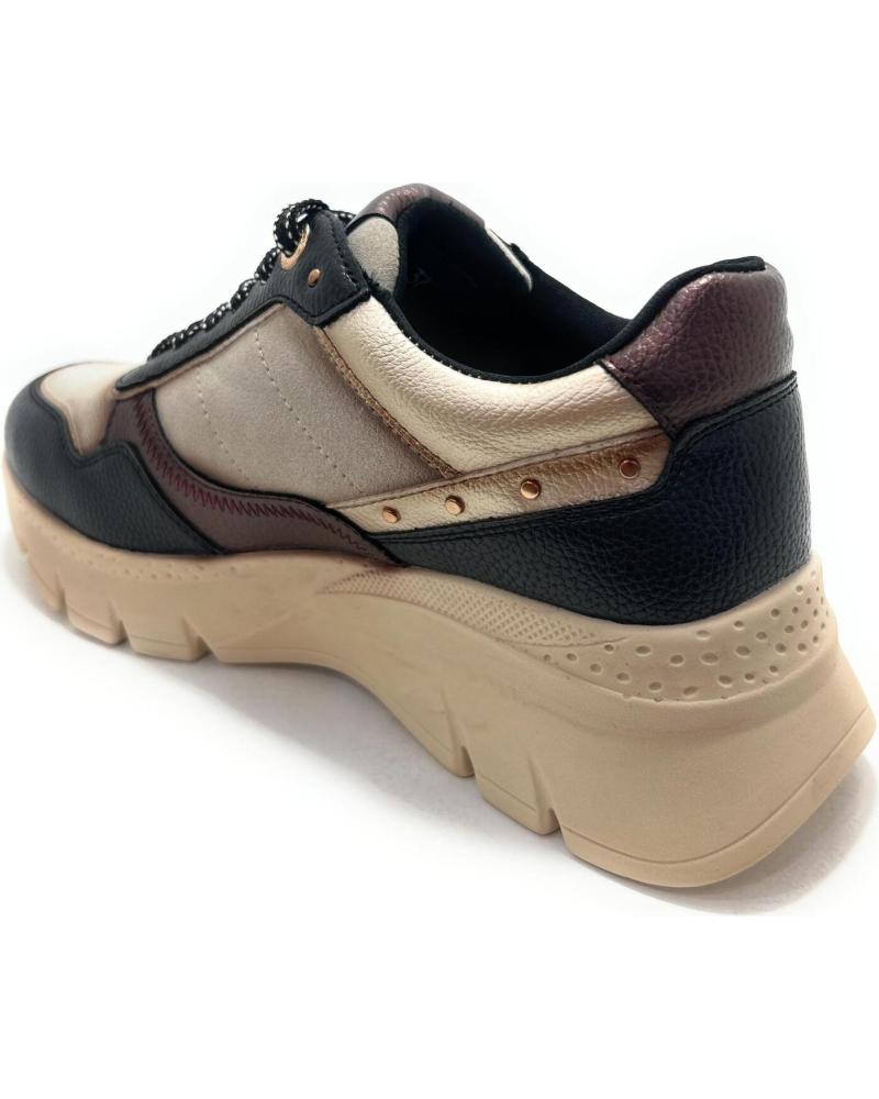 HUALUN DEPORTES CASUAL DOBLE PISO CORDON CONFOR NEGRO