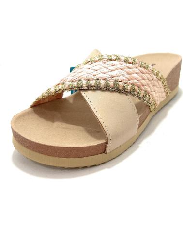 GIOSEPPO SANDALIA HEBILLAS REMACHES METI NARANJA