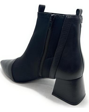 BUONAROTTI BOTINES MUJER VESTIR ELASTICOS PUNTA NEGRO