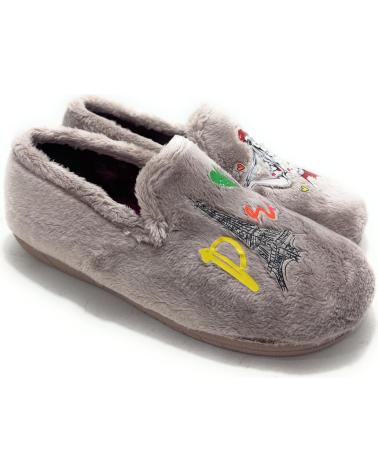 ALCALDE ZAPATILLAS CASA MUJER CERRADA PARIS CO BEIGE