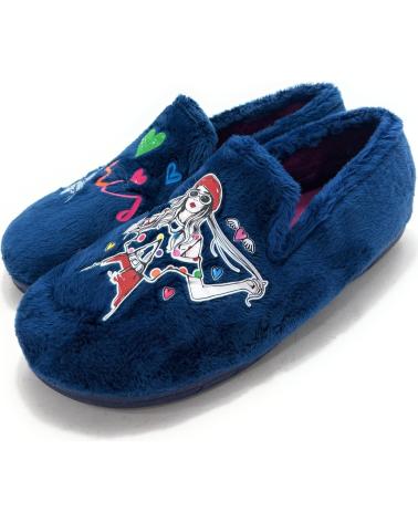 ALCALDE ZAPATILLAS CASA MUJER CERRADA PARIS CO AZUL