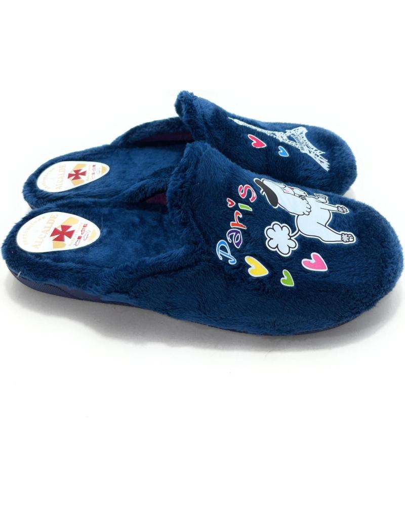 ALCALDE ZAPATILLAS CASA MUJERPERRO PARIS CONFO AZUL