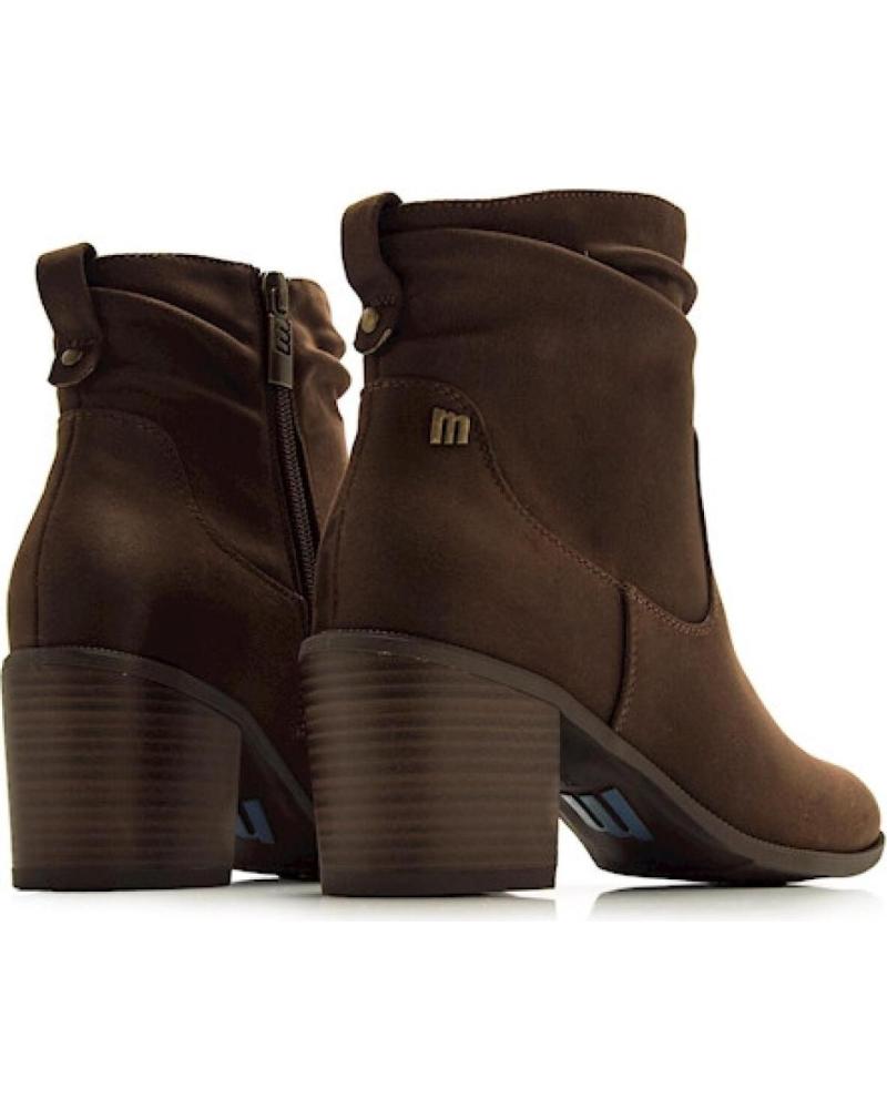 MTNG BOTIN TACON MUSTANG ARRUGADO VESTIR MARRóN