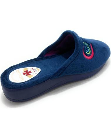 ALCALDE ZAPATILLAS CASA MUJER ANATOMICAS CUNA CO AZUL