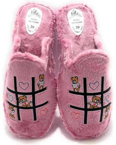 ALCALDE ZAPATILLAS CASA PISO PARQUETOSITOS ROSA