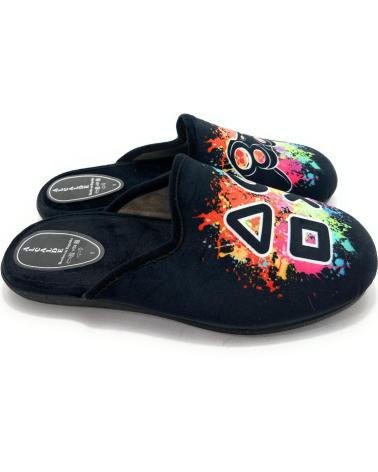 ALCALDE ZAPATILLAS CASA CABALLERO PLAY CONFORT NEGRO