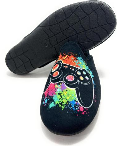 ALCALDE ZAPATILLAS CASA CABALLERO PLAY CONFORT NEGRO