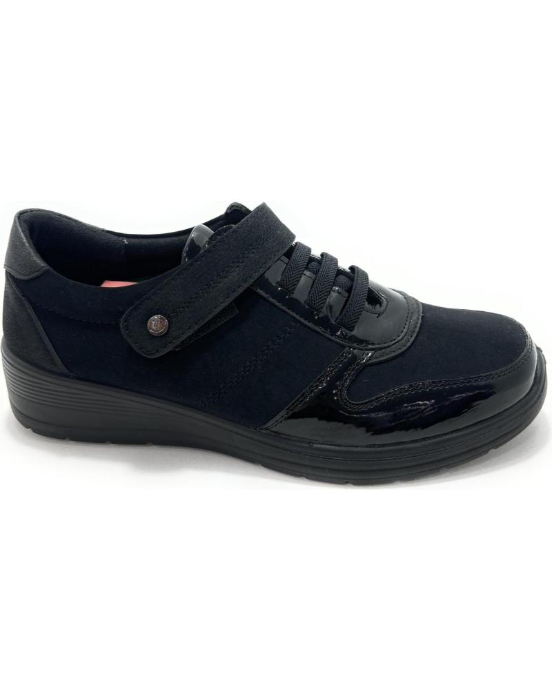 MYSOFT ZAPATOS DEPORTIVOS CASUAL ELASTIC NEGRO
