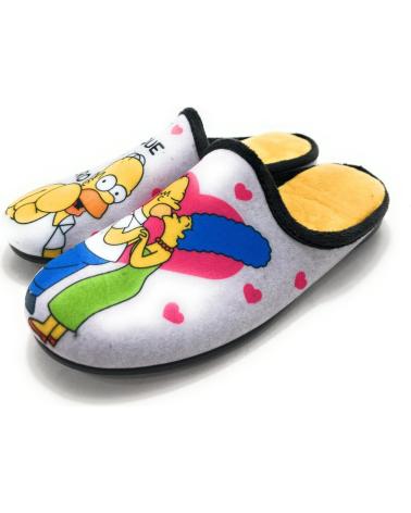 ALCALDE ZAPATILLAS CASA MUJER MENSAJE HOMER CONF GRIS