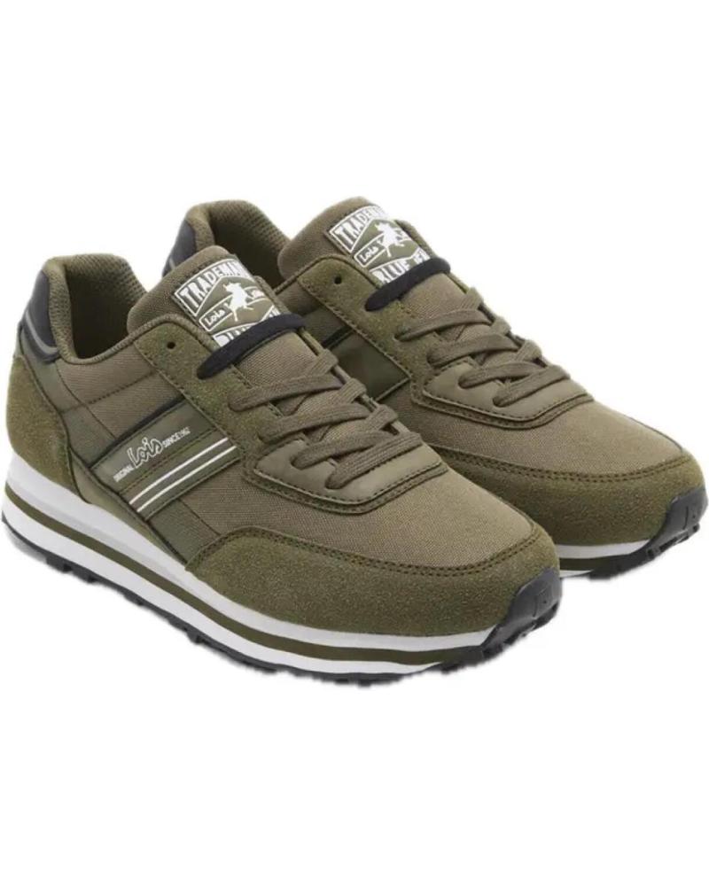LOIS JEANS 64403 KAKI BROWN CASUAL RUNNING SNEAKERS FOR MEN MARRóN