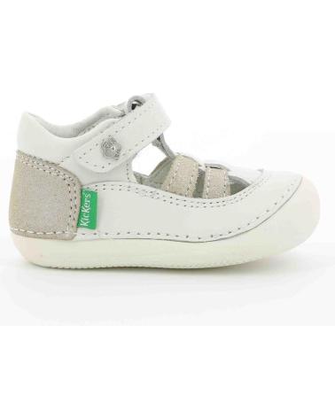 KICKERS SUSHY KINDERSANDALE WEISS BLANCO