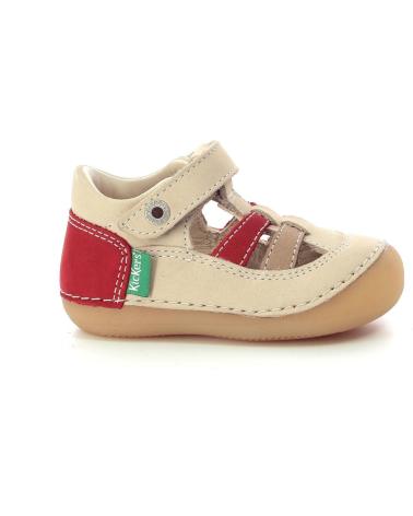 KICKERS SANDÁLIA SUSHY INFANTIL BEGE BEIGE