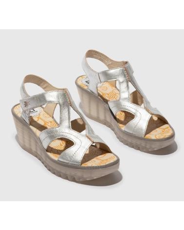 FLY LONDON YOTU 472 KEILSANDALE SILBER VARIOS COLORES