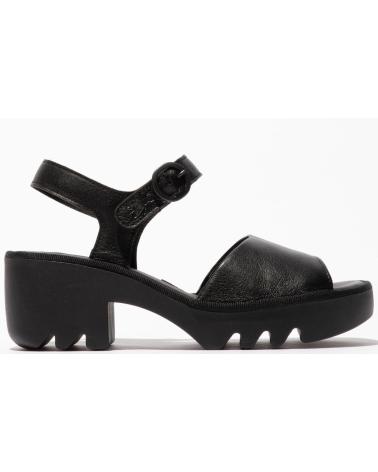 FLY LONDON TULL 503 BLACK SANDAL NEGRO