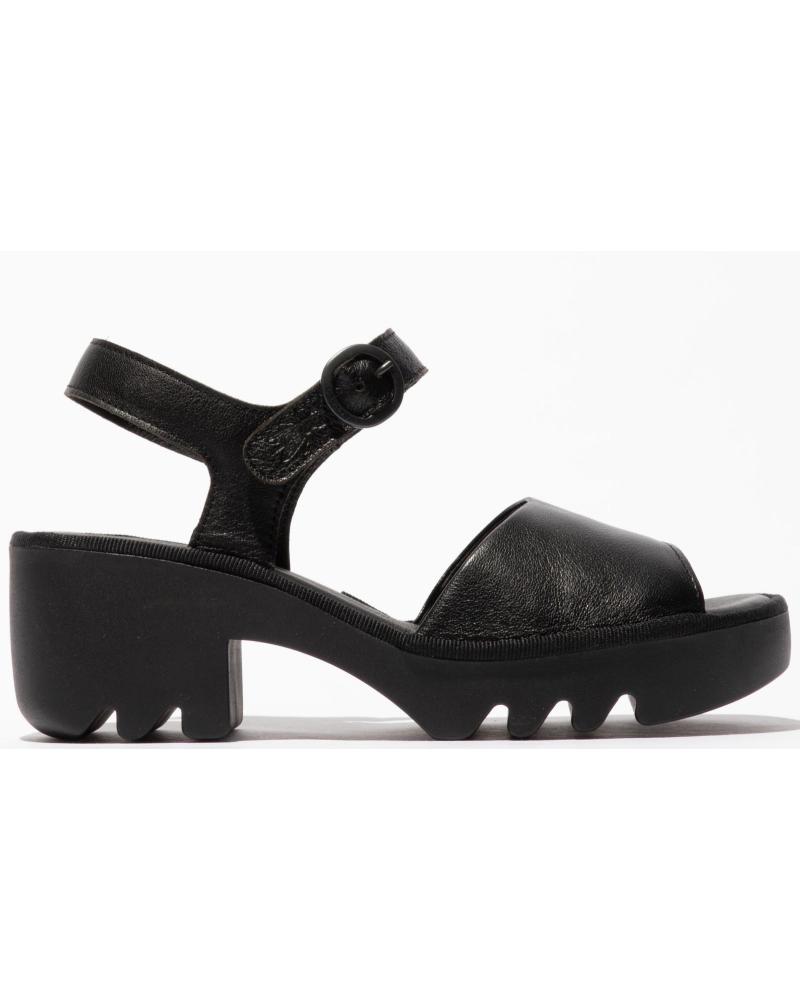 FLY LONDON TULL 503 BLACK SANDAL NEGRO