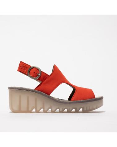 FLY LONDON SANDÁLIA DE CUNHA BAIF 585 VERMELHA ROJO