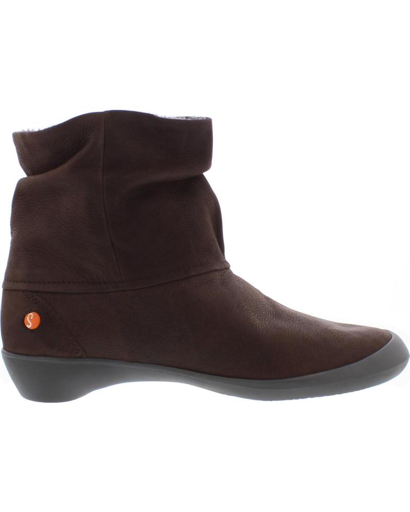 SOFTINOS FON392 BROWN LOW ANKLE BOOT MARRóN