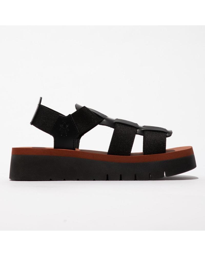 FLY LONDON SAMB 245 BLACK SANDAL NEGRO