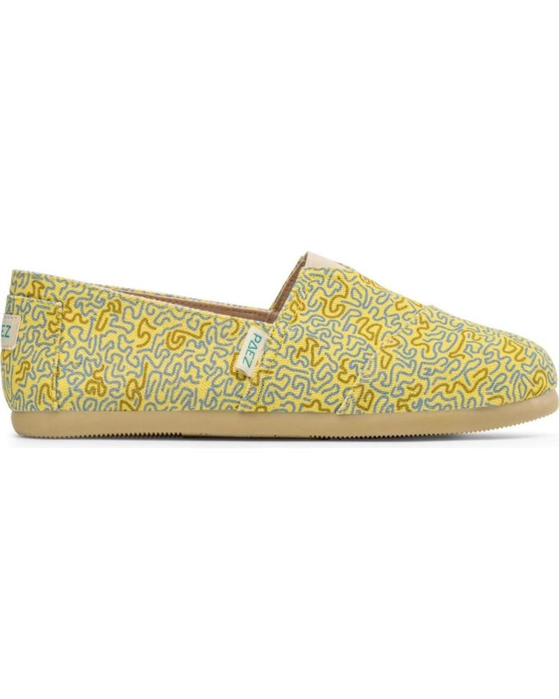 PAEZ GUM CLASSIC PRINT FEEL DOUBT ESPADRILLE GELB AMARILLO
