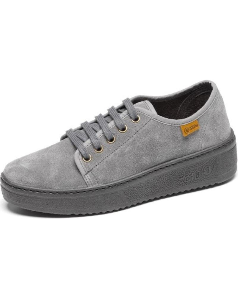 SNEAKERS CASUAL NATURAL WORLD BASKET 6004 GRIGIO GRIS