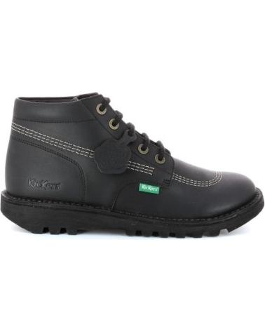 KICKERS NEORALLYE - BOTAS DE CUERO NEGRAS NEGRO