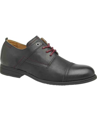 KICKERS MANATRAS ZAPATOS DE CORDONES NEGROS NEGRO