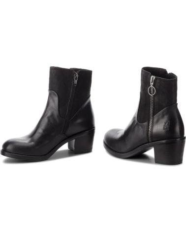 STIVALETTO FLY LONDON ZAMI 323 IN PELLE NERA NEGRO