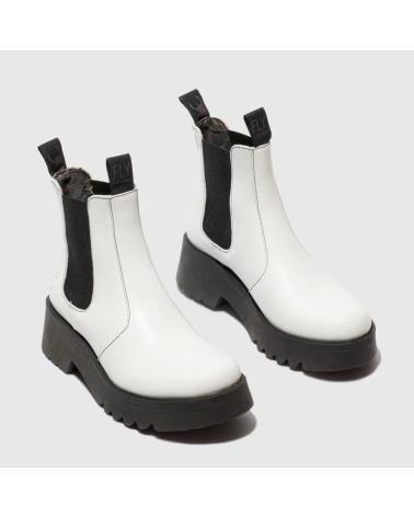 BOTTINE CHELSEA FLY LONDON MEDI BLANCHE BLANCO