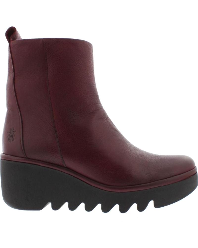 FLY LONDON BALE 250 WEDGE ANKLE BOOTS BROWN MARRóN