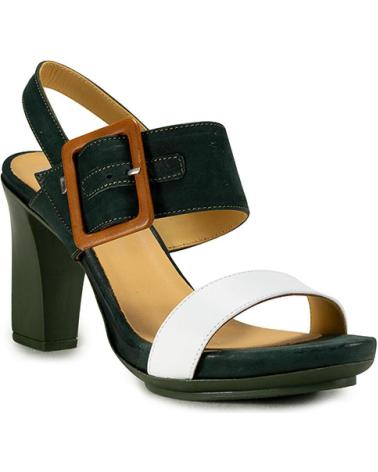SANDALO CON TACCO DYSFUNCTIONAL KRAUT 1.0 VERDE VERDE