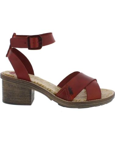 SANDALO FLY LONDON CERA 634 TACCO - ROSSO ROJO