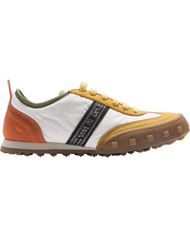 ART COMPANY CROSS SKY 1109 URBAN SNEAKER WHITE YELLOW ORANGE NEGRO