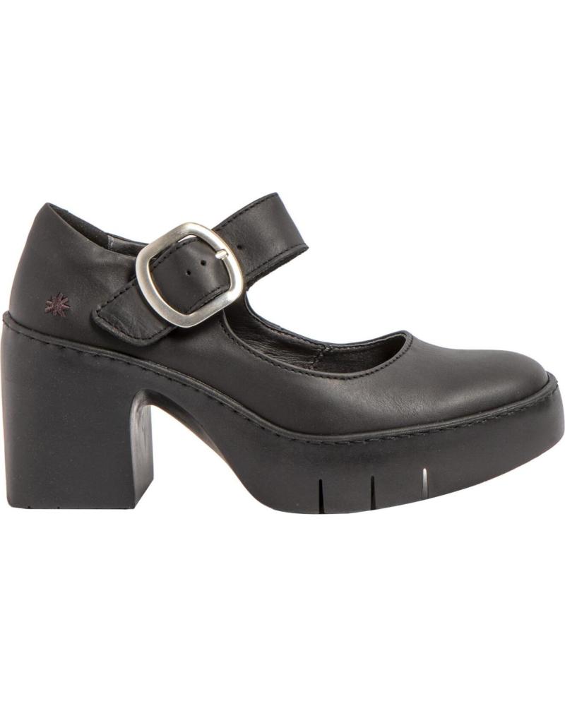 ART COMPANY ZAPATOS SOFIA 1653 NEGROS CON TACÓN BLOQUE NEGRO