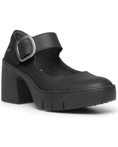 ART COMPANY ZAPATOS SOFIA 1653 NEGROS CON TACÓN BLOQUE NEGRO